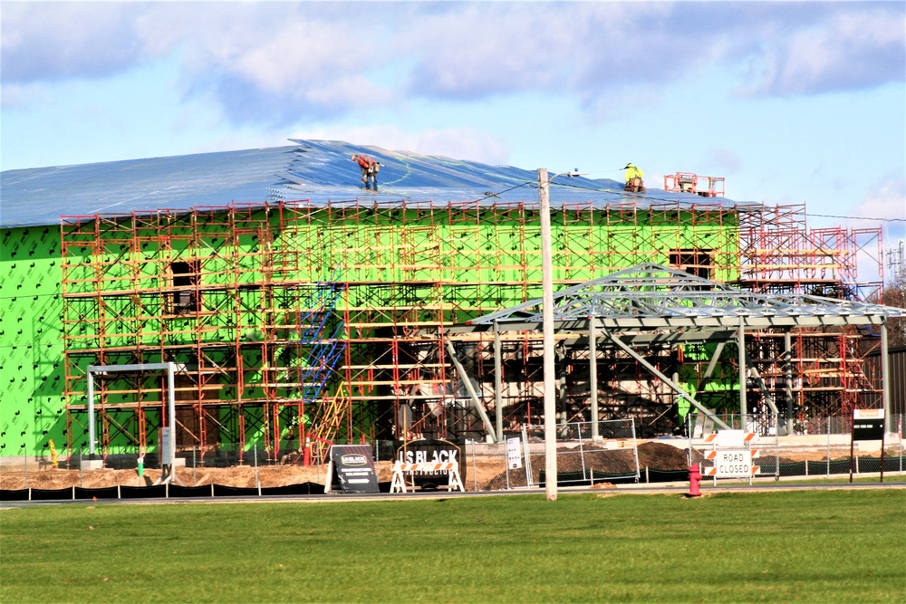 April 2023 construction operations of $11.96 million transient training brigade headquarters at Fort McCoy