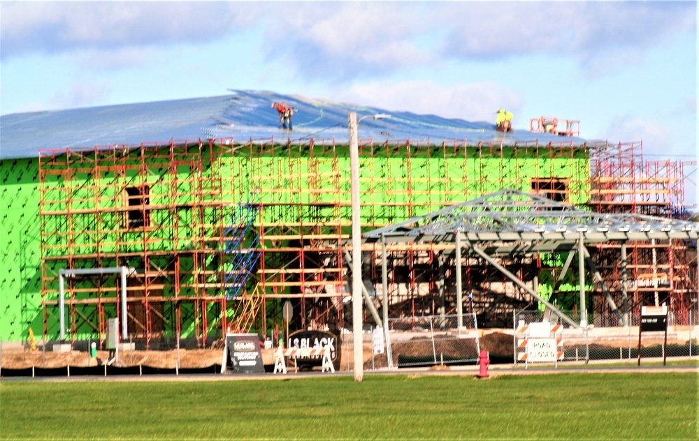 April 2023 construction operations of $11.96 million transient training brigade headquarters at Fort McCoy