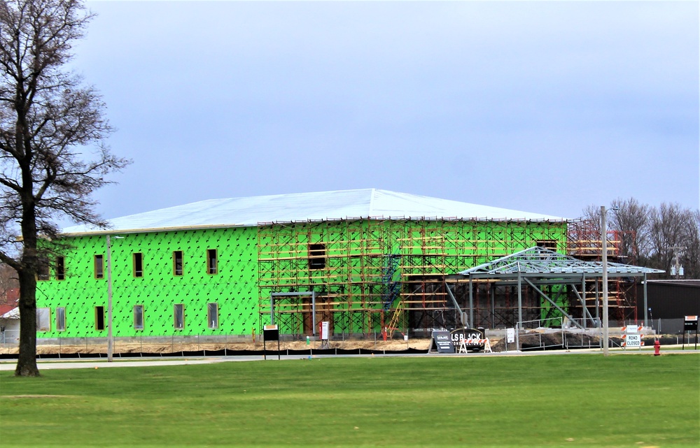 April 2023 construction operations of $11.96 million transient training brigade headquarters at Fort McCoy