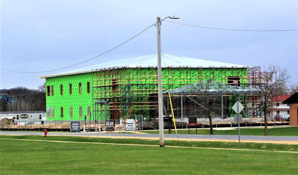 April 2023 construction operations of $11.96 million transient training brigade headquarters at Fort McCoy