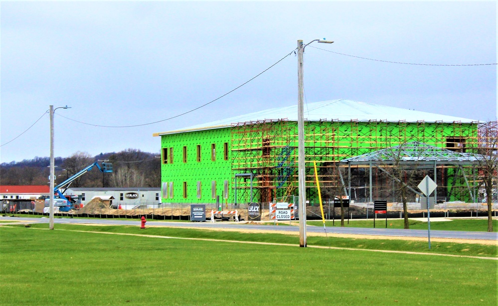 April 2023 construction operations of $11.96 million transient training brigade headquarters at Fort McCoy