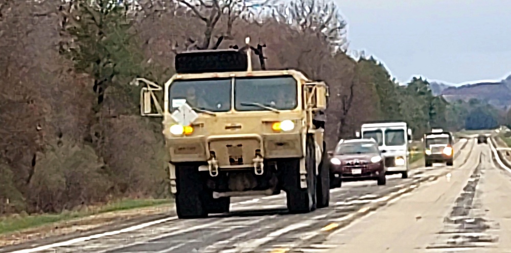 April 2023 training operations at Fort McCoy