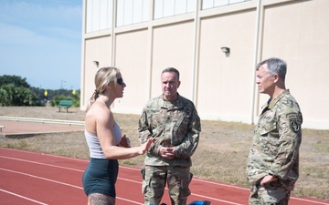 USSOCOM Commander and Command Sgt. Maj. Visit Warrior Games Training Camp