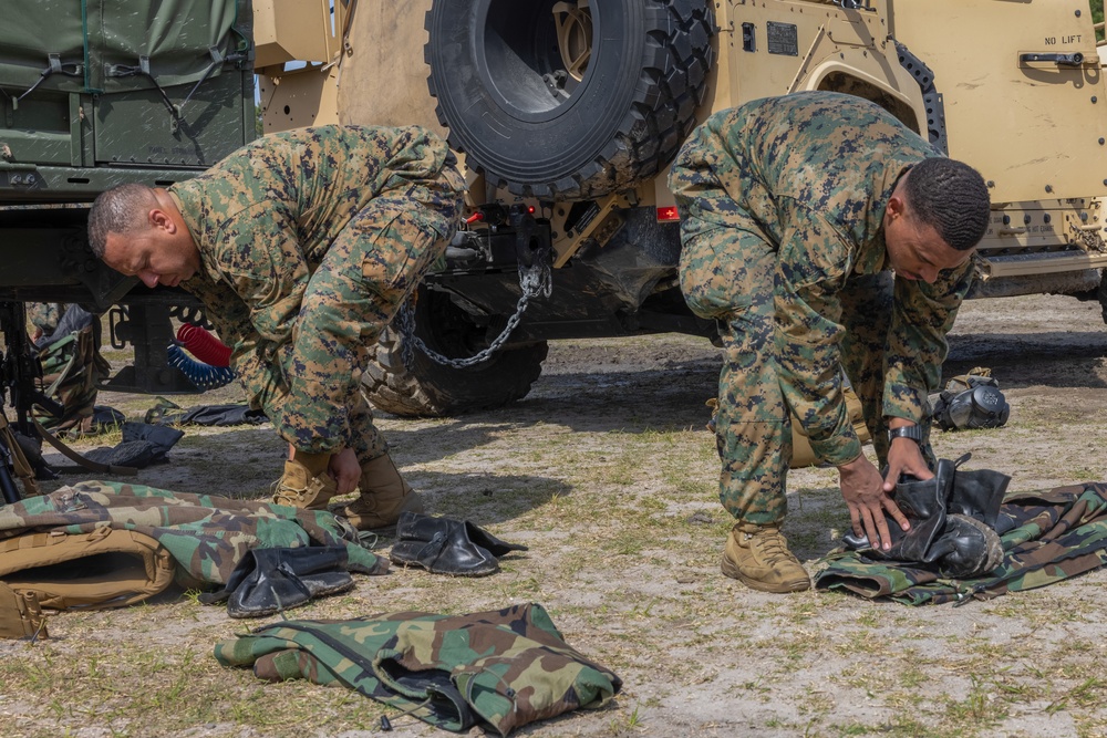 HQ Battalion FEX CBRN Training