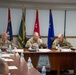 Maj. Gen. Hale attends a briefing for Southern Strike 2023