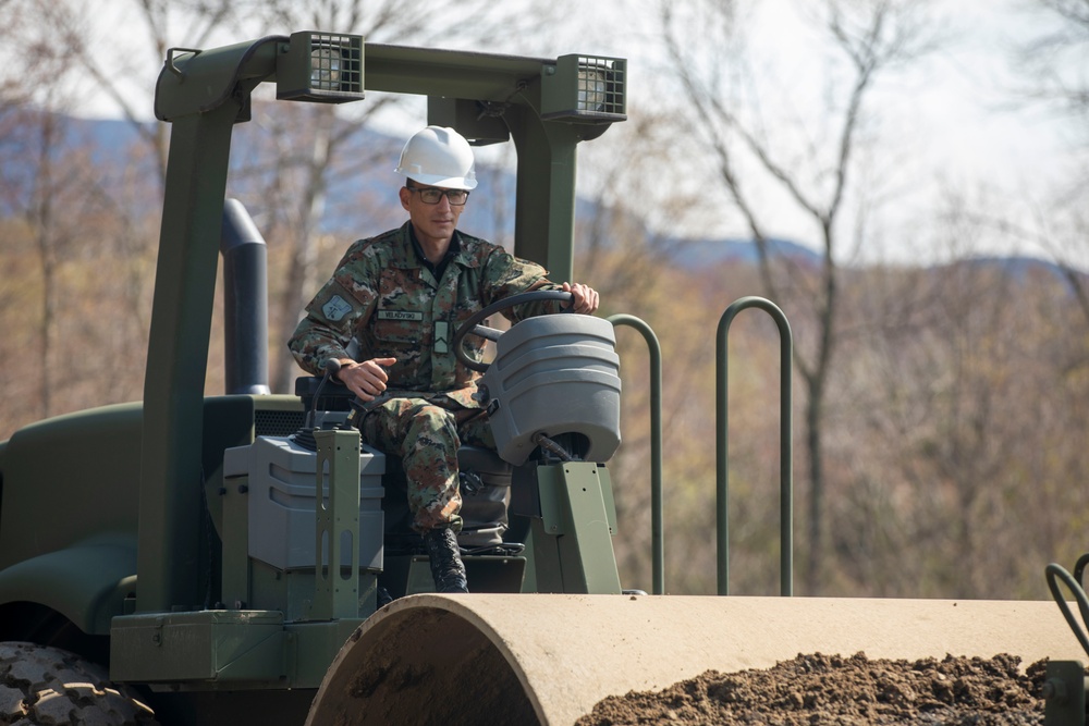 Vermont National Guard Engineers Train with State Partner North Macedonia