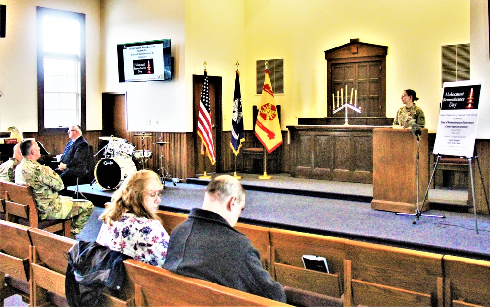 Fort McCoy observes 2023 Holocaust Remembrance Day, National Days of Remembrance