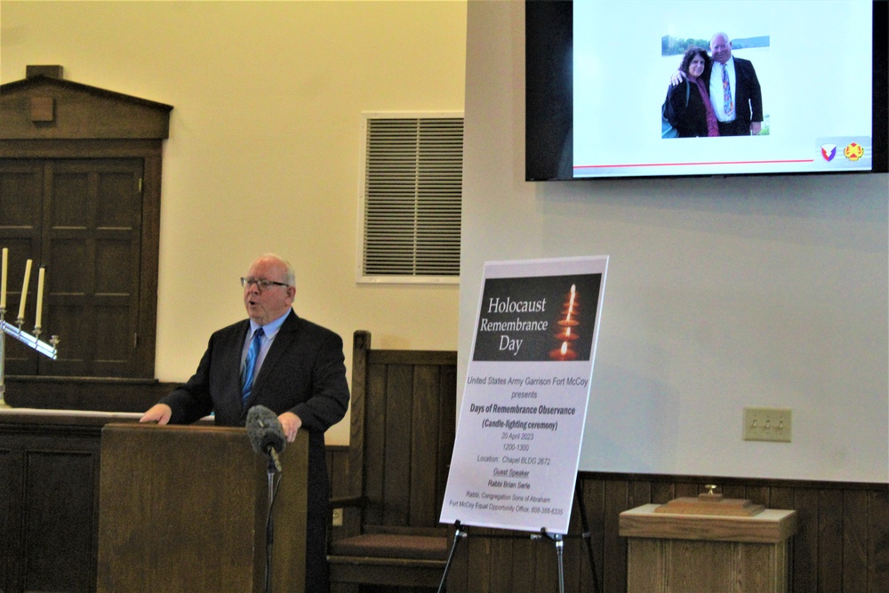 Fort McCoy observes 2023 Holocaust Remembrance Day, National Days of Remembrance
