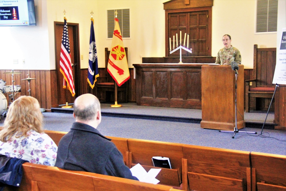 Fort McCoy observes 2023 Holocaust Remembrance Day, National Days of Remembrance