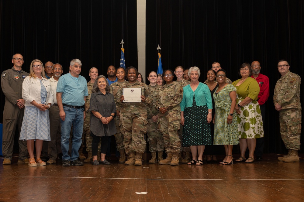 SJAFB recognizes top volunteers