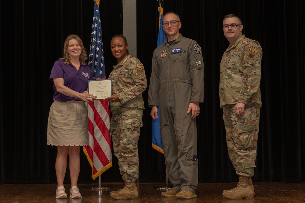 SJAFB recognizes top volunteers