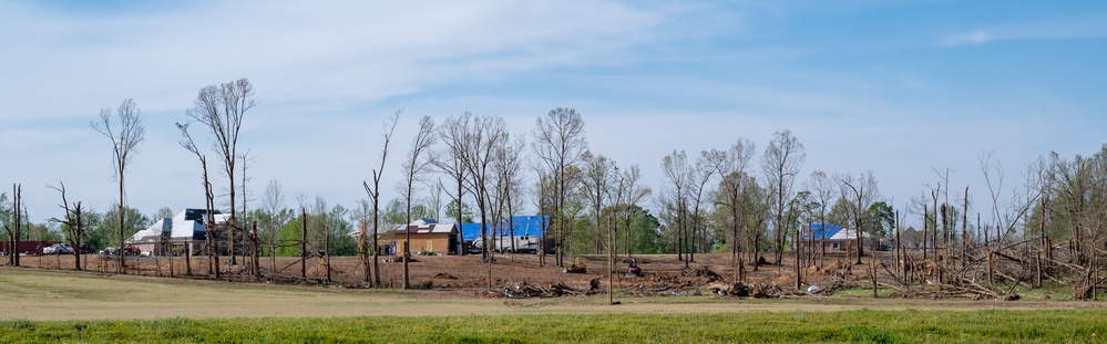 Tornado Damage in Brighton, TN