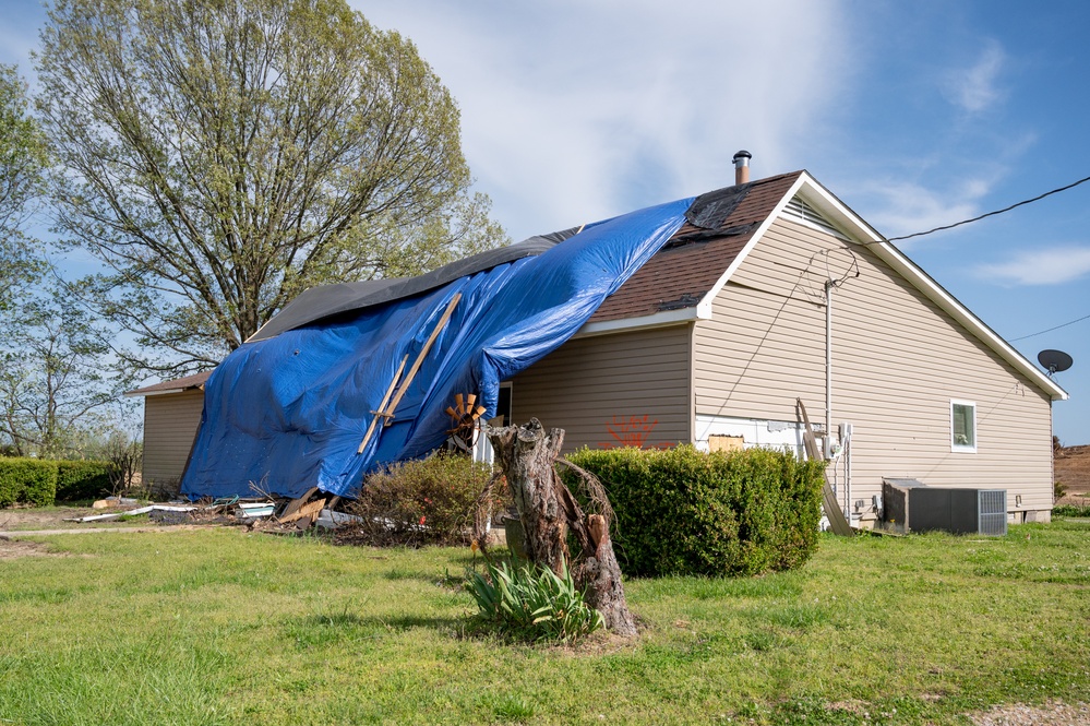 Tornado Damage in Brighton, TN