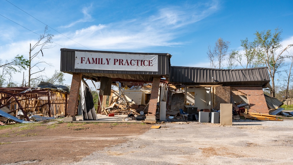 Tornado Damage Brighton, TN