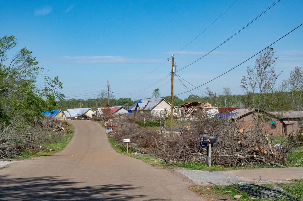 Massive Debris Still Visible After Tornado