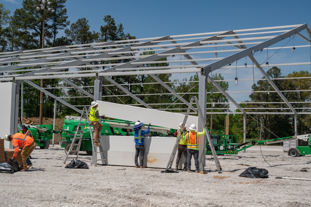 Temporary School Constructed for Students After Tornado