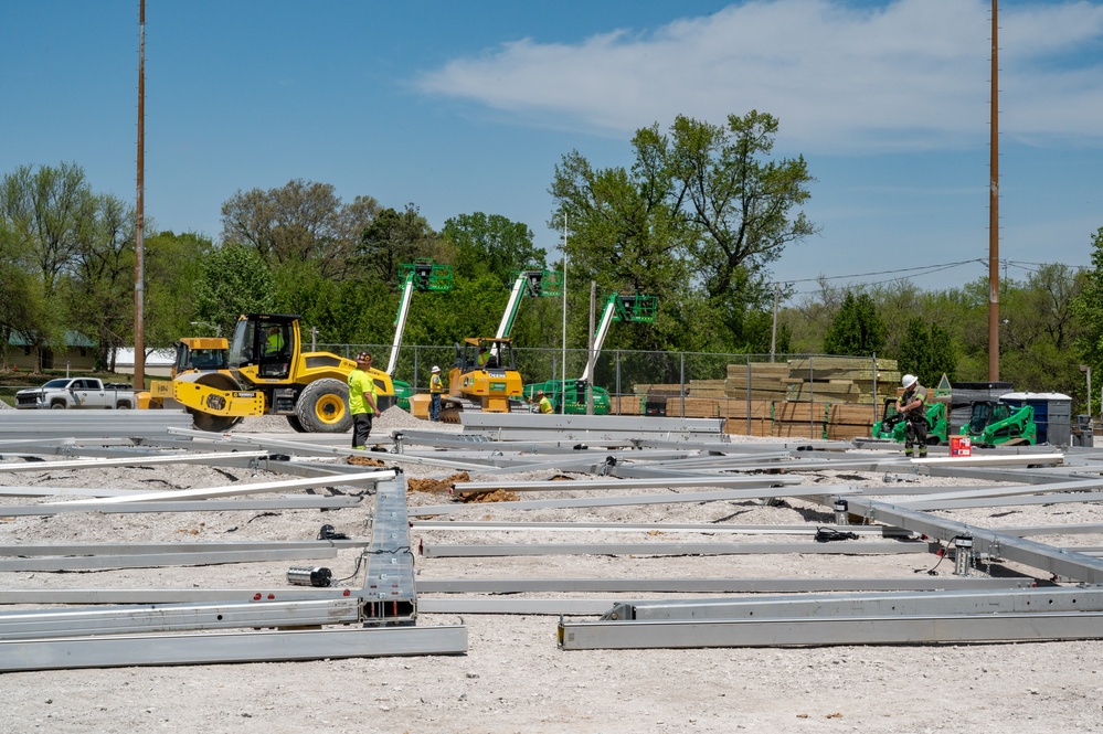 Temporary School Built for Tornado Survivors