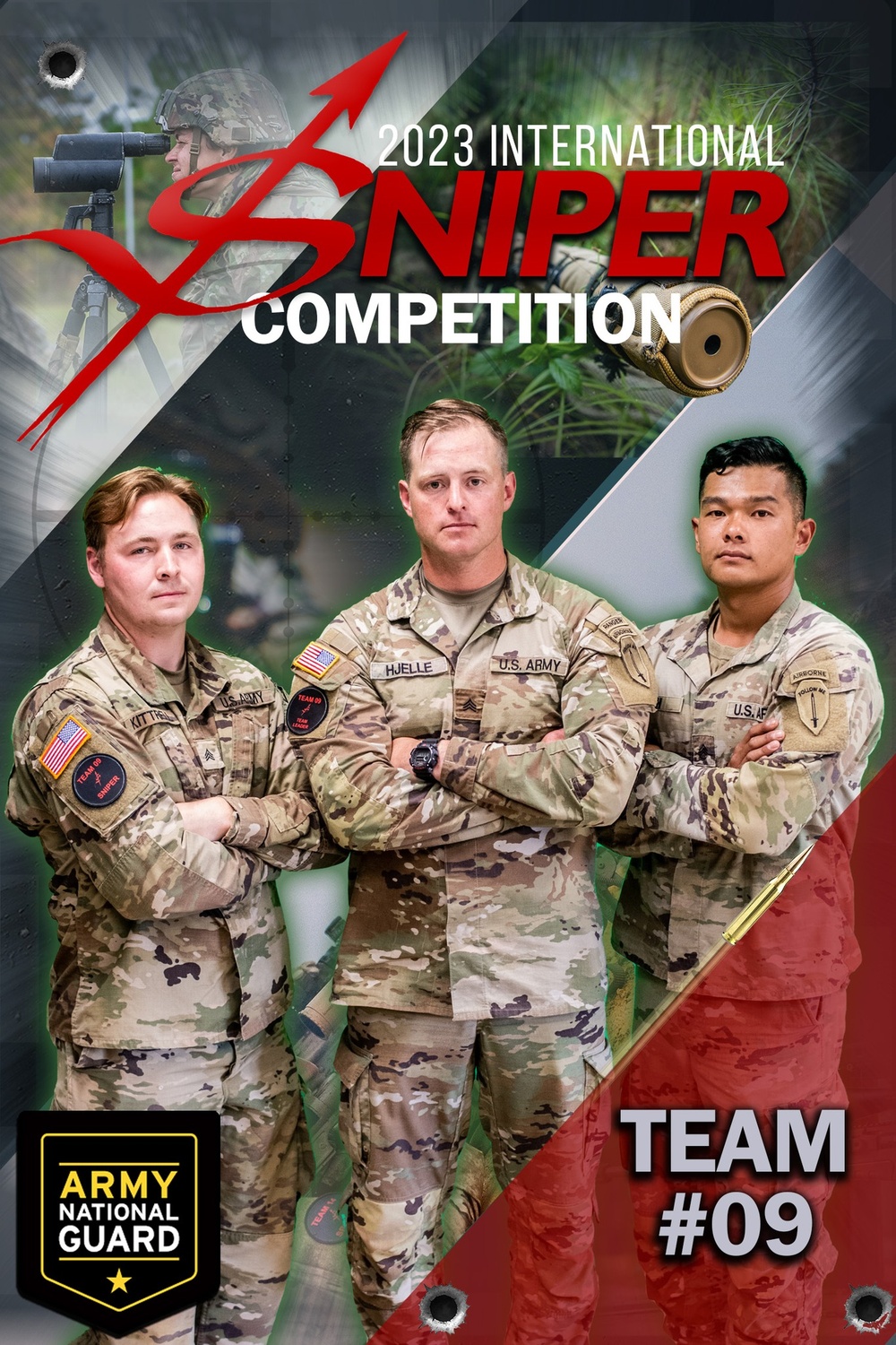 U.S. Army National Guard Sniper Team Won 2023 International Sniper Competition