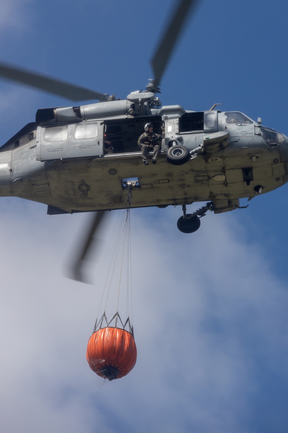 Service members train for annual firefighting exercise