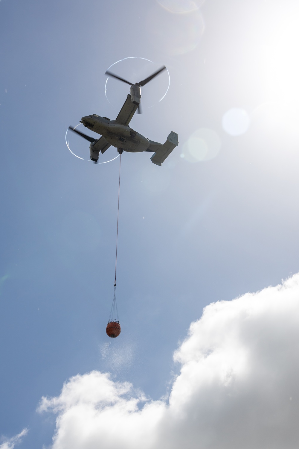 Service members train for annual firefighting exercise