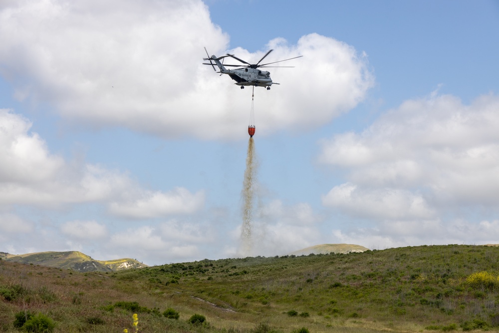 Service members train for annual firefighting exercise