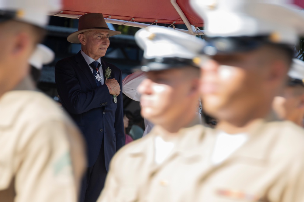 MRF-D Marines and Sailors participate in the Anzac Day Parade