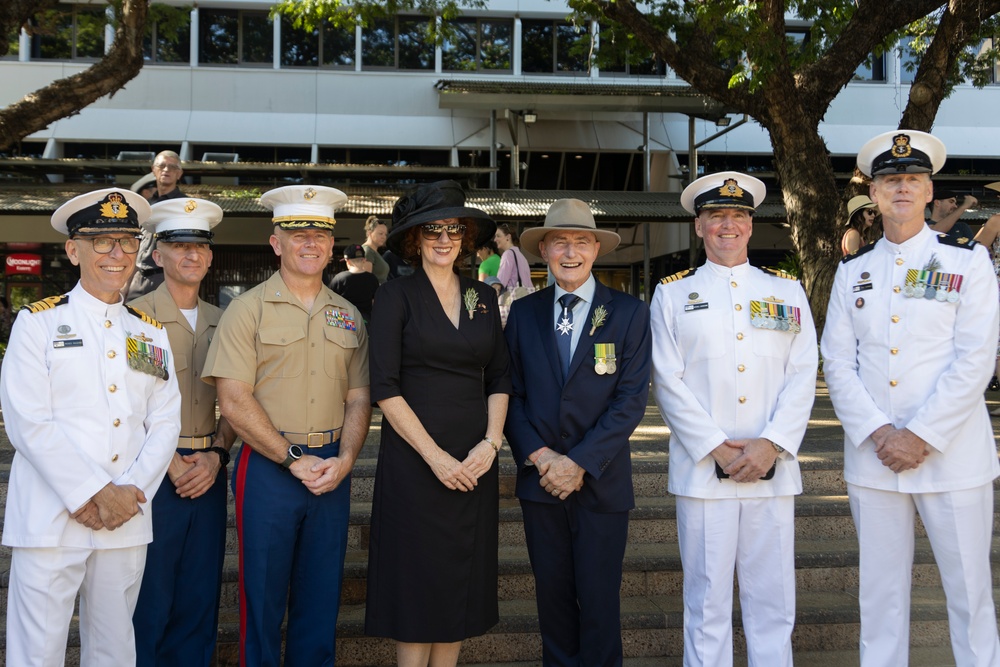 MRF-D Marines and Sailors participate in the Anzac Day Parade