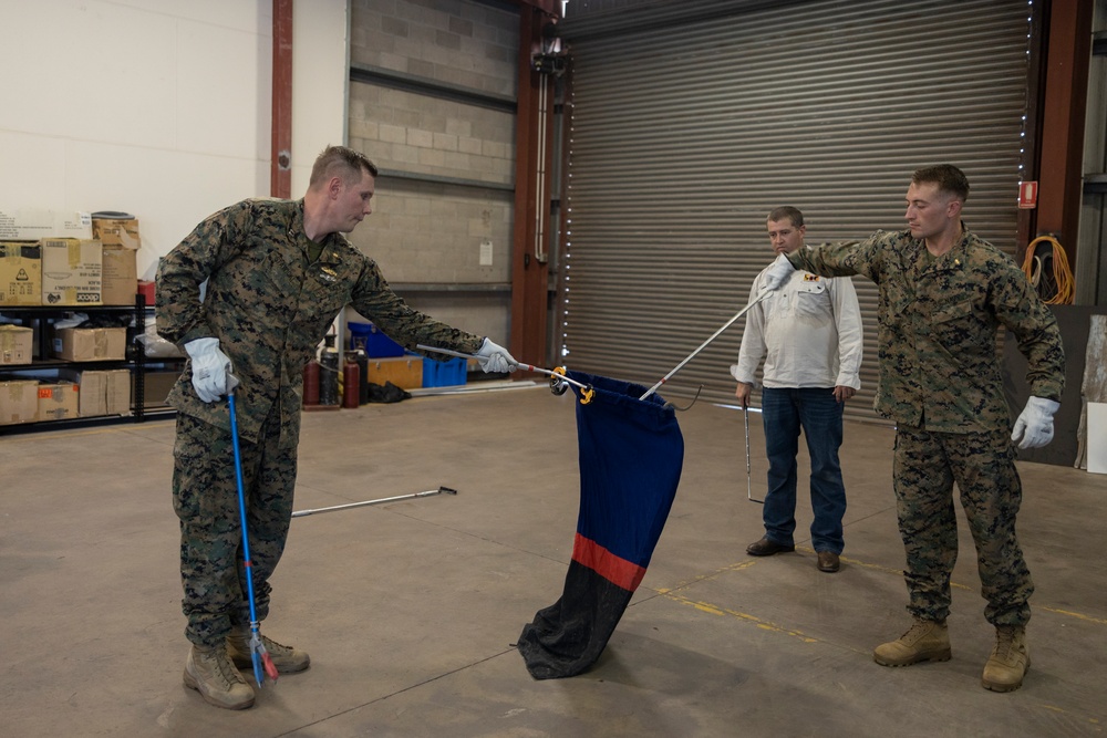 MRF-D medical staff learn about venomous snakes