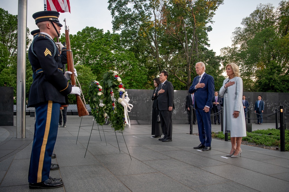 Korean War Memorial Wreath Laying Ceremony