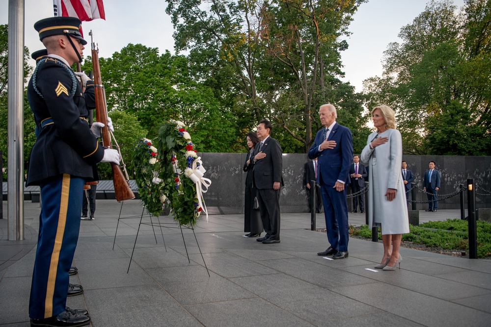 Korean War Memorial Wreath Laying Ceremony