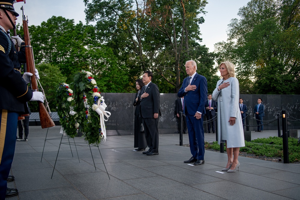 Korean War Memorial Wreath Laying Ceremony