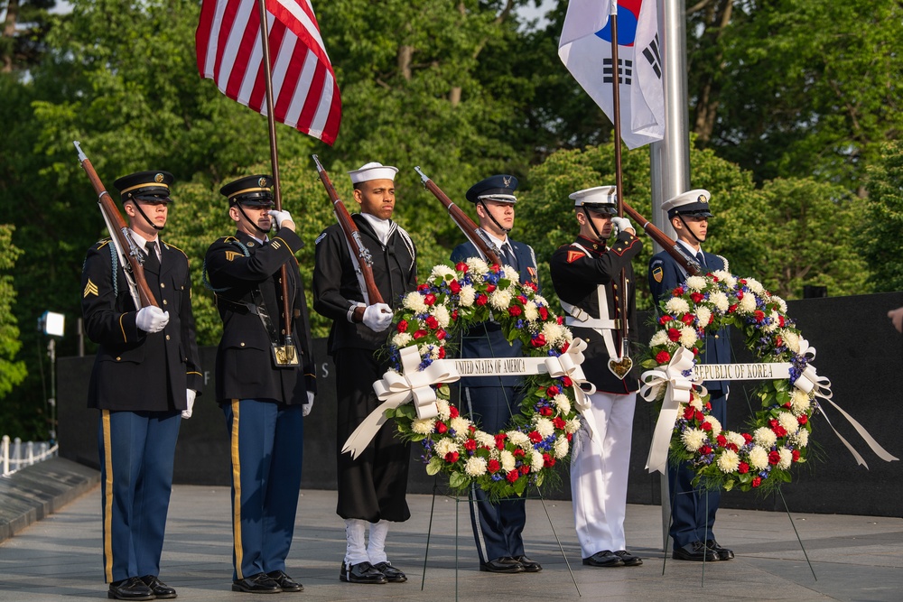 Korean War Memorial Wreath Laying Ceremony