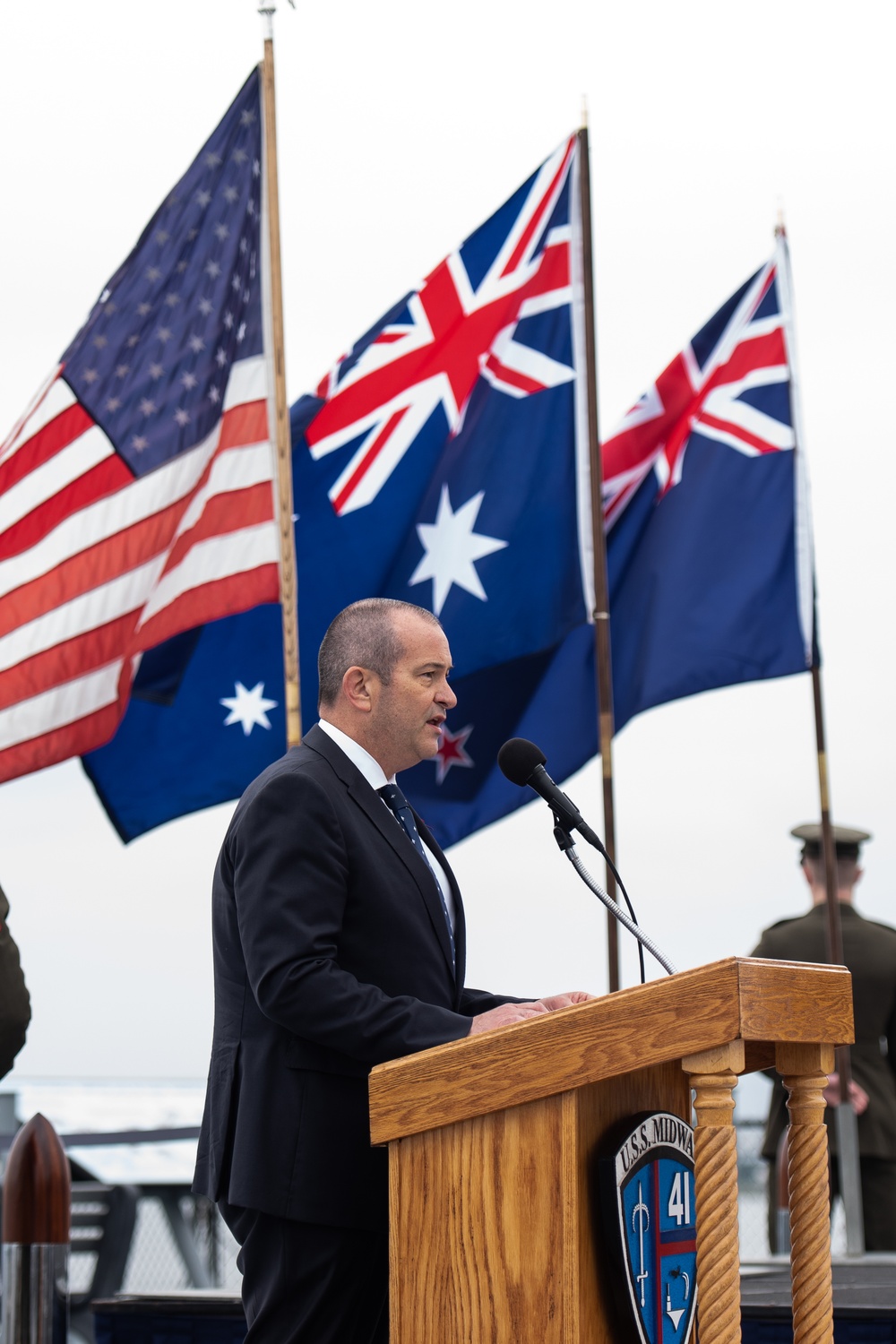 ANZAC Day Ceremony Aboard USS Midway 2023