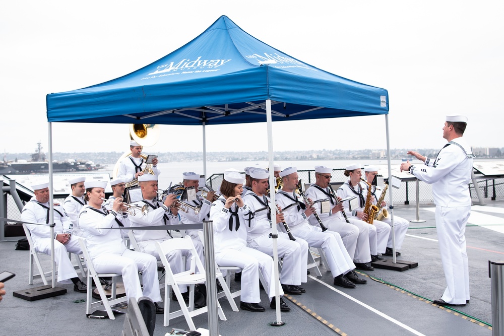 ANZAC Day Ceremony Aboard USS Midway 2023