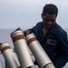 Sailors Conduct Ammo Upload Aboard USS John Finn (DDG 113)