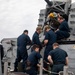 Sailors Conduct Ammo Upload Aboard USS John Finn (DDG 113)