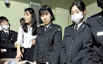 ROK Army NCO Cadets visit Vandal Training Center