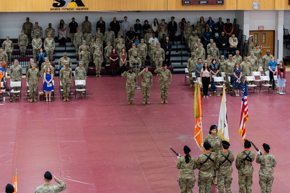 Change of Responsibility ceremony of the 41st Signal Battalion