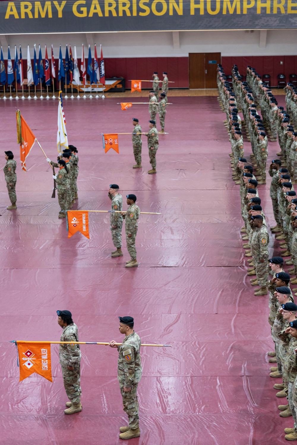 Change of Responsibility ceremony of the 41st Signal Battalion