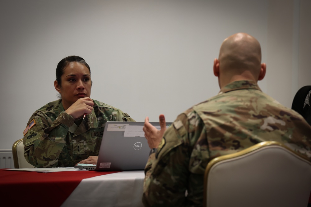 Human Resources Command and 21st Theater Sustainment Command holds Warrant Officer event