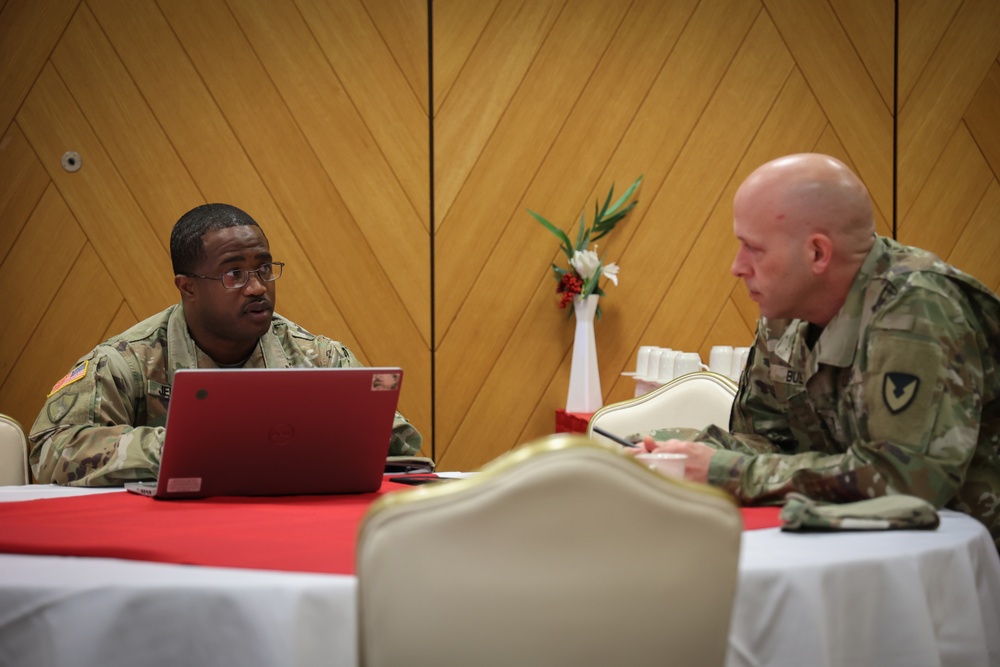 Human Resources Command and 21st Theater Sustainment Command holds Warrant Officer event