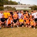 Sailors from USS John Finn (DDG 113) and Republic of Korea Navy Play Soccer