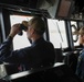 USS Truxtun Departs Eilat