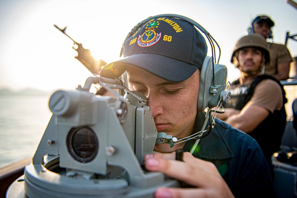 USS Paul Hamilton Fujairah Port Visit