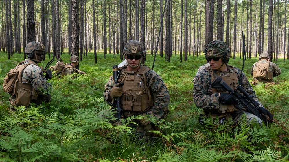 1st Battalion 23rd Marines conduct a Mission Rehearsal Exercise