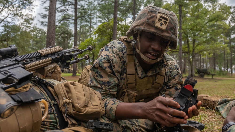 1st Battalion 23rd Marines conduct a Mission Rehearsal Exercise