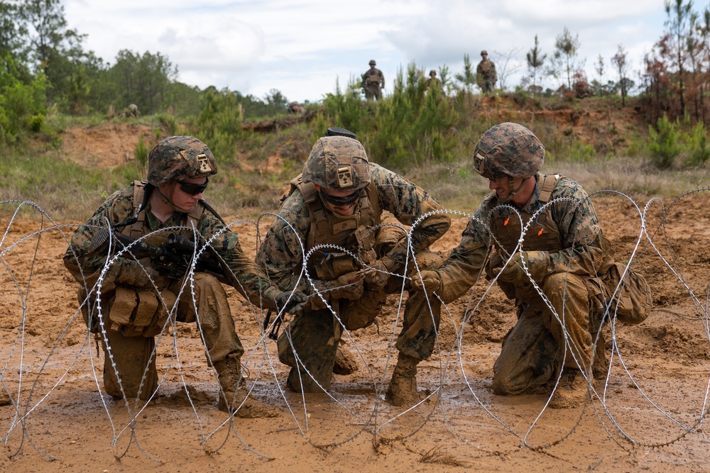 1st Battalion 23rd Marines conduct a Mission Rehearsal Exercise