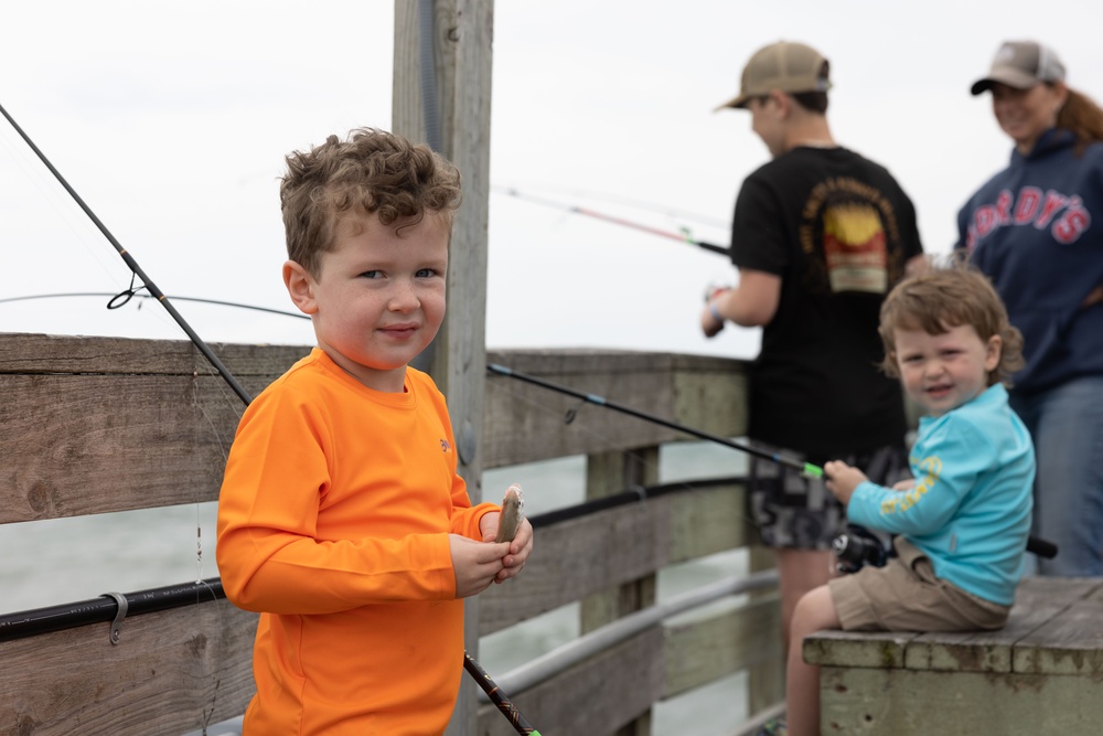DVIDS - Images - Carteret MAC Hosts Family Fishing Fun Day [Image 4 of 7]