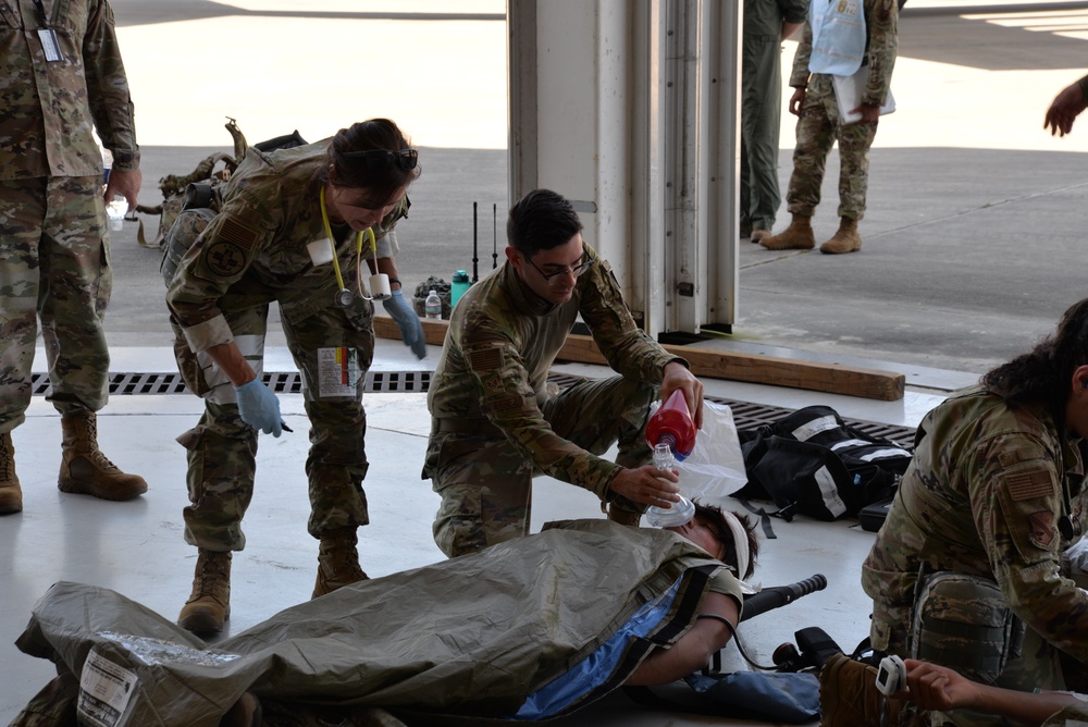 Military Members Train for Mass Casualty Event during Southern Strike 2023
