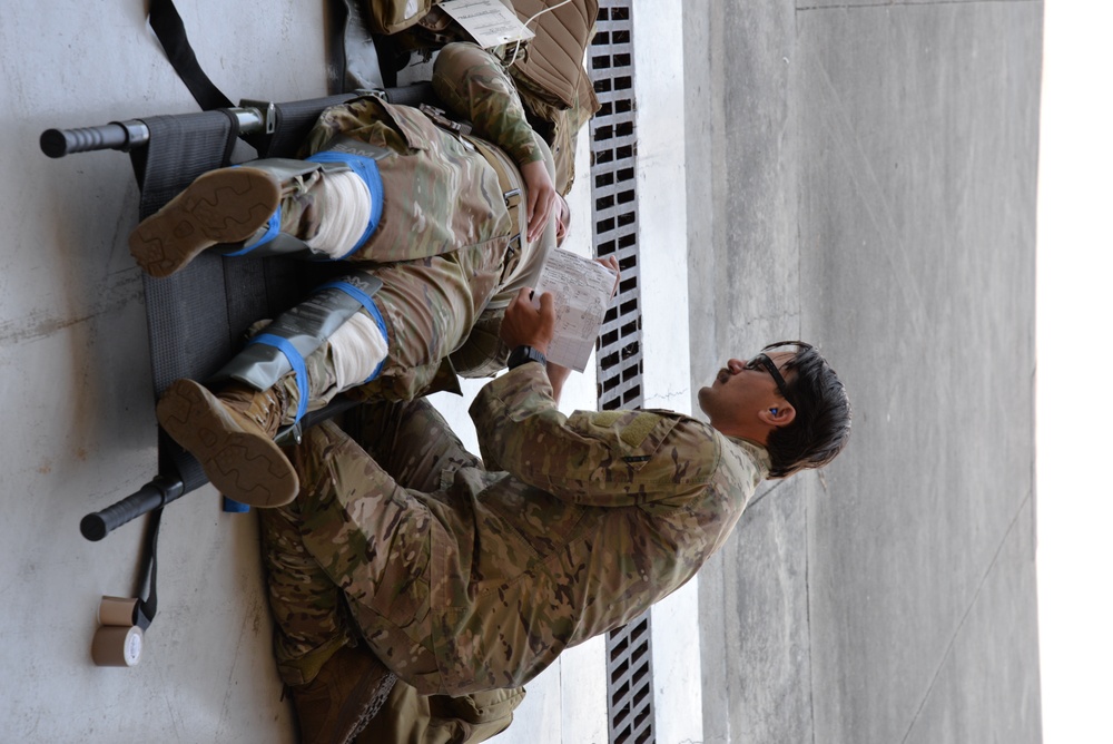 Military Members Train for Mass Casualty Event during Southern Strike 2023